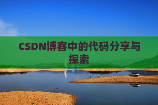 CSDN博客中的代码分享与探索